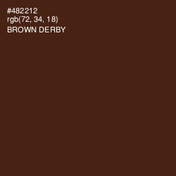 #482212 - Brown Derby Color Image